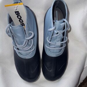 Bogs Women's Winter Boots - Light Blue and Black